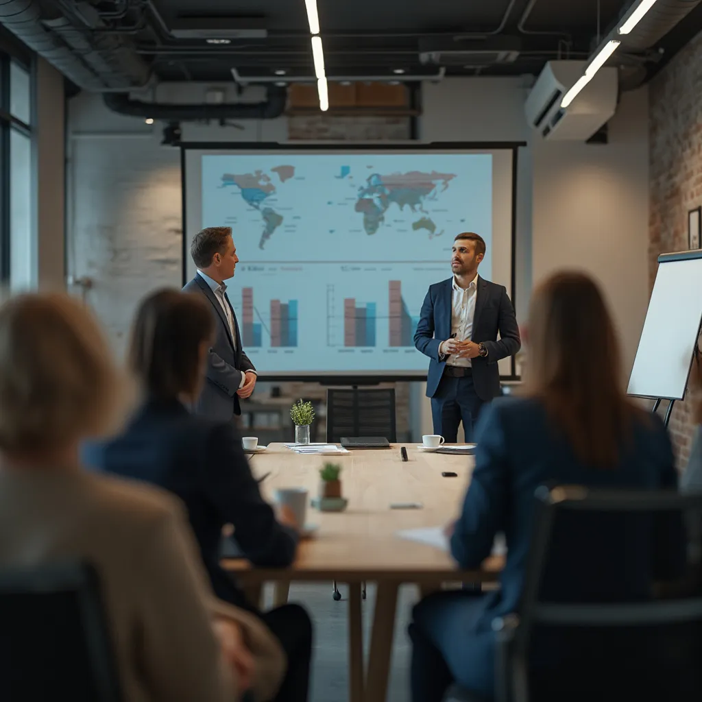 Sesión de coaching de liderazgo
